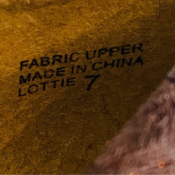 Yellow Box Brown Flats with Gold Accents - Picture 13 of 13